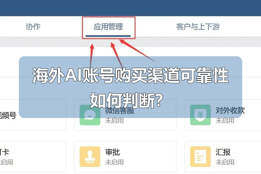 海外AI账号购买渠道可靠性如何判断?